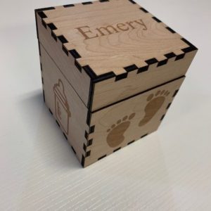 Personalized Baby Name Wooden Box