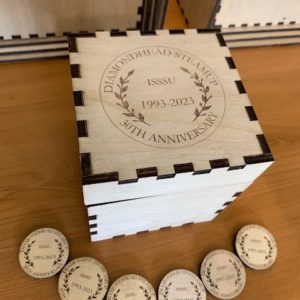 Box of Custom Wooden Nickels