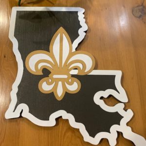 Louisiana with Fleur de Lis